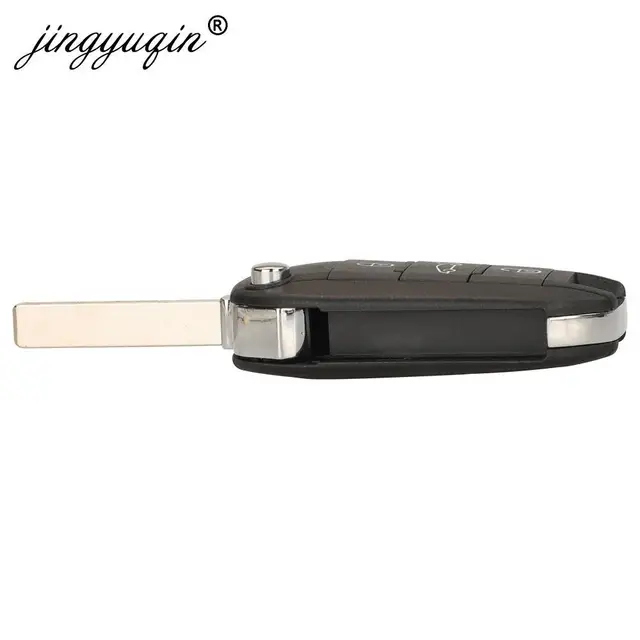 Jingyuqin 433MHz 4A HITAG AES ชิปรีโมท Van Car Flip Key สำหรับ Peugeot Expert 308 3008 2016 + citroen C4แคคตัส2014 + HU83 4