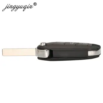 Keyforkess 433MHz 4A HITAG AES Chip Flip Remote Van Car Flip Key per Peugeot Expert 308 3008 2016 Citroen C4 Cactus 2014 HU83 - Jingyuqin 433MHz 4A HITAG AES Chip Flip Remote Van Car Flip Key per Peugeot Expert