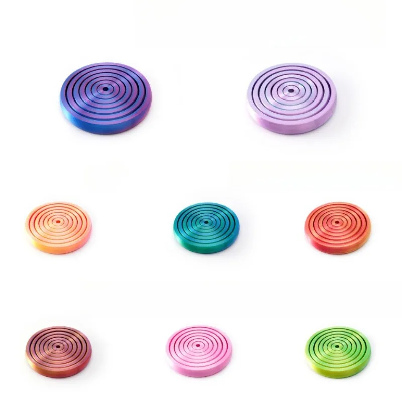3D Printed Interstellar Decompression Disk Stress Relief Toy Spiral Push Push Music Technological Desk Gadgets Infinite Flip