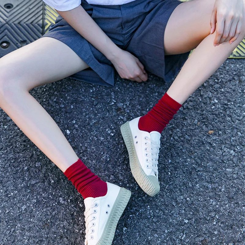 Vibrant Dance Sports Socks for Women - Breathable Cotton in Stunning Solid Colors