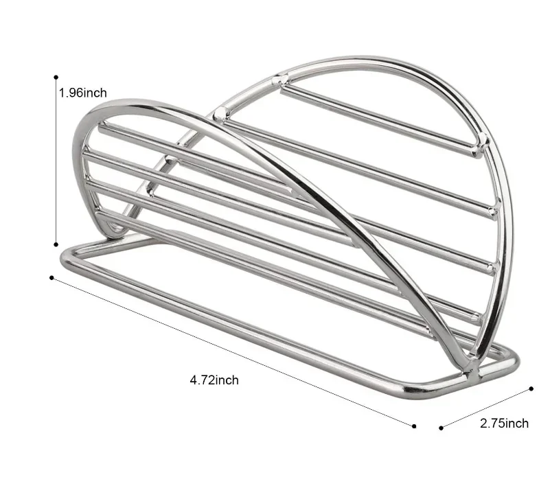 Taco Holder Mexican Pizza Roll Shelf Burrito Potato Chips Rack Shells Taco Rack Stainless Steel Creative Tableware Pancake Stand