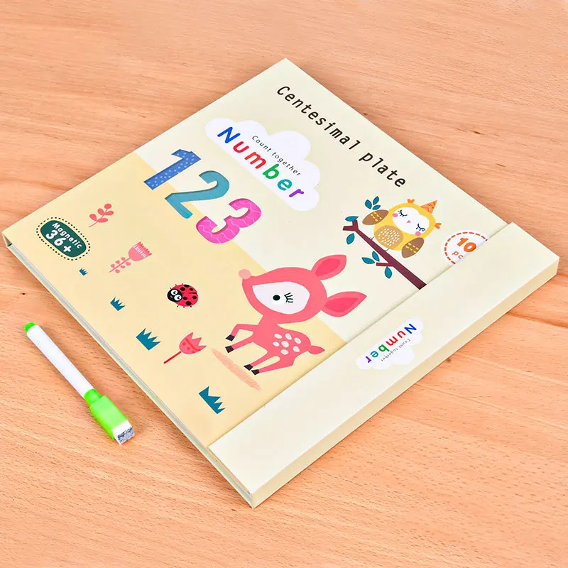 Kindergarten Magnetic Digital Board Early Education Mathematics 1-100 Board Addition Subtraction Training 3