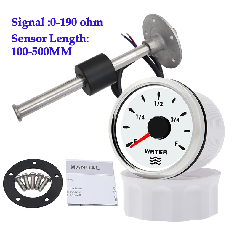 ELING Amperemeter 52mm - +/-150A Strommesser Mit Sensor 8-Farben Beleuchtung