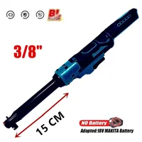 Electric Ratchet Wrench Upgraded Extended Head Removal Screw Nut 220N.m 3/8" Cordless Driver Power Tools for Makita 18V Battery 1