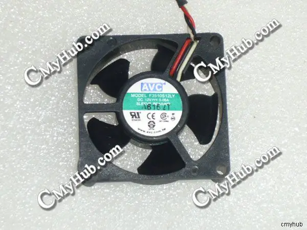 

For AVC F3510S12LY DC12V 0.06A 3510 3.5CM 35MM 35X35X10MM 3pin Cooling Fan F3510S12LY