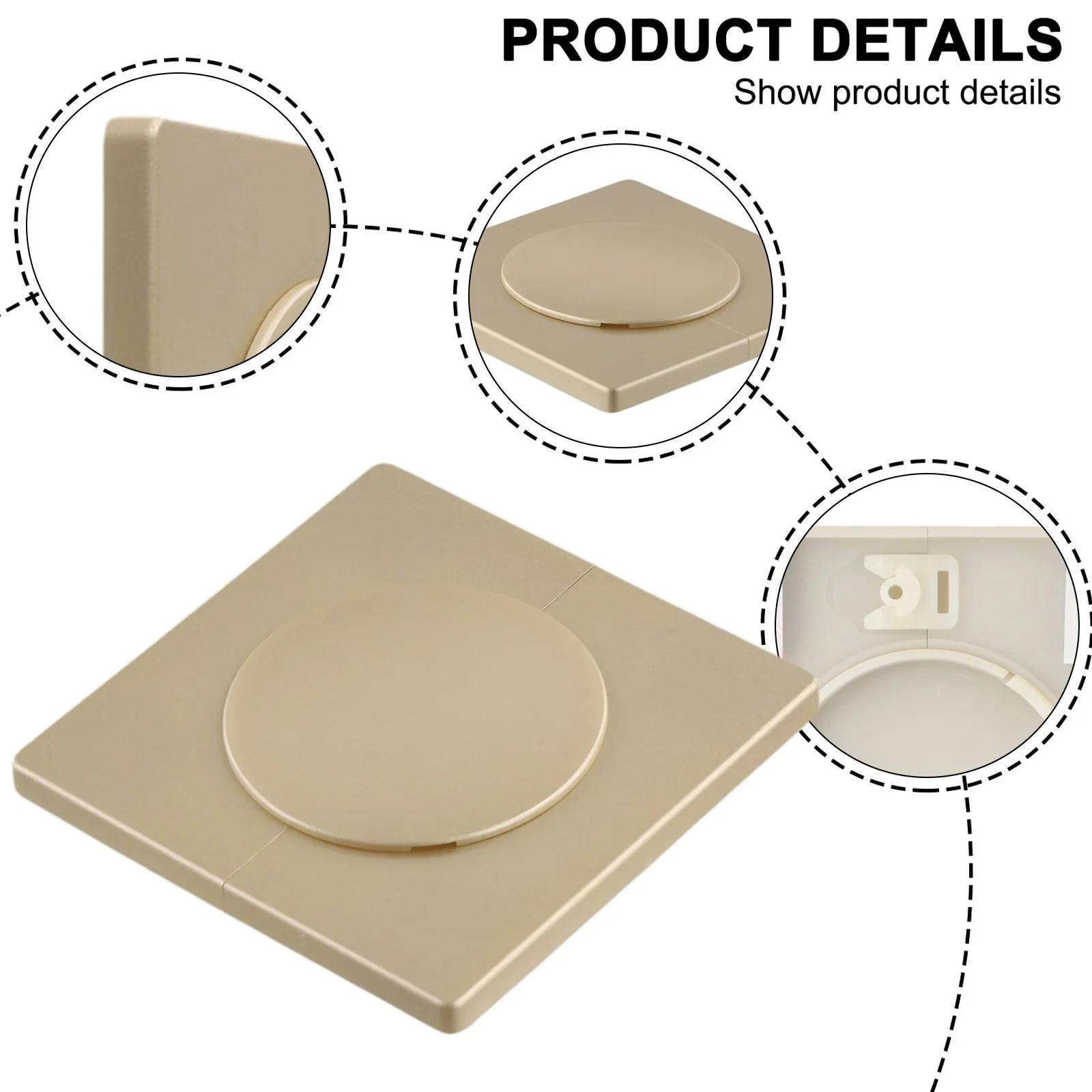 1Pc Wall Hole Decorative Cover Practical Wall Wire Hole Covers Panel Vents Decor Cap Ornament Hardware Dust Pipe Plug