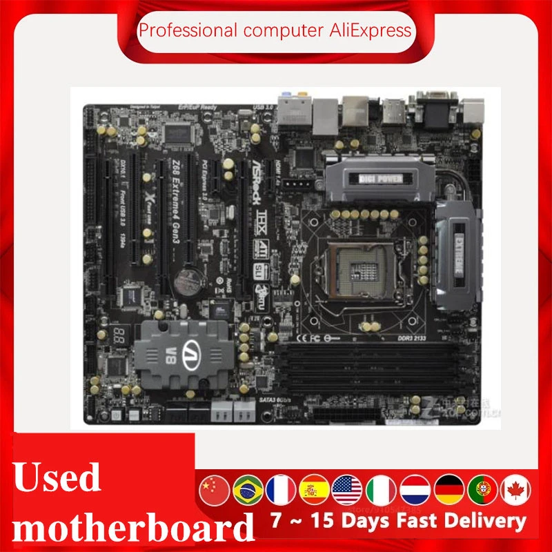 ございまし ASROCK Z68 Extreme4 LGA1155 i7 2600付きの通販 by kenn923's shop｜ラクマ クーラーは