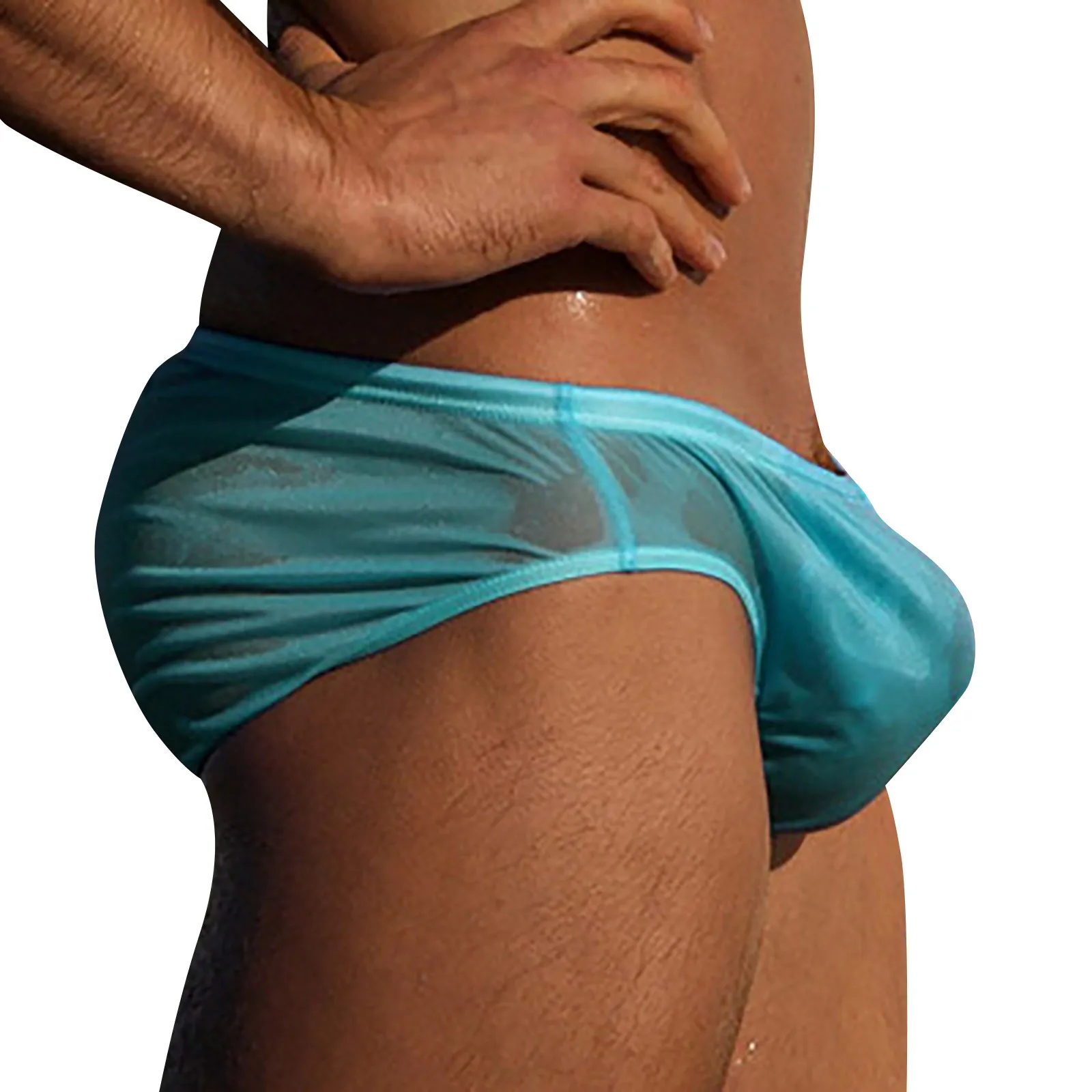 Men's Swim Mini Briefs Beach Pants Surfing Low-waist Sexy Surfboard Solid Color Swimwear Padded Push-up Swimming swimsuits swim briefs