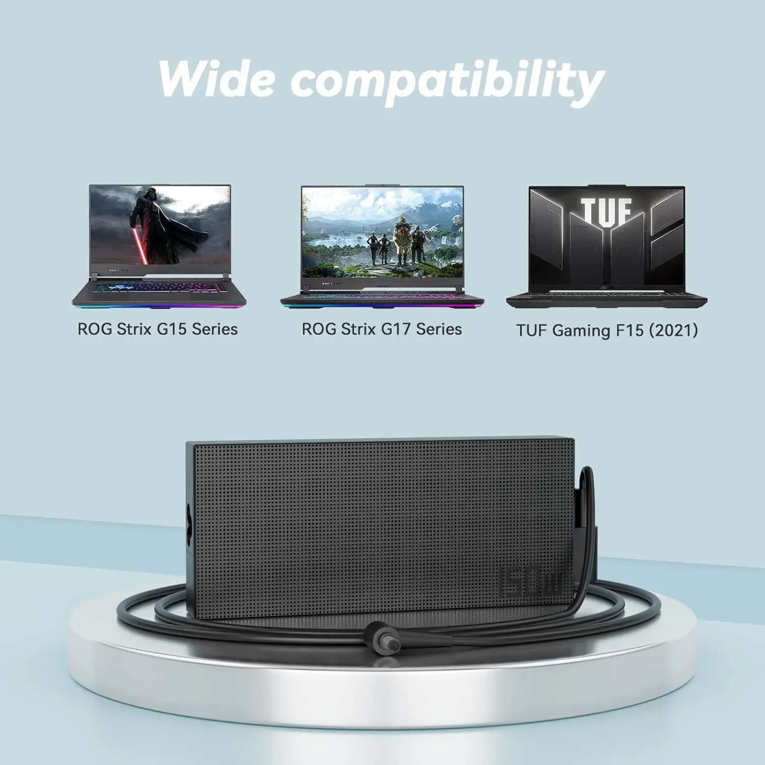 High-Power 150W AC Laptop Charger Adapter