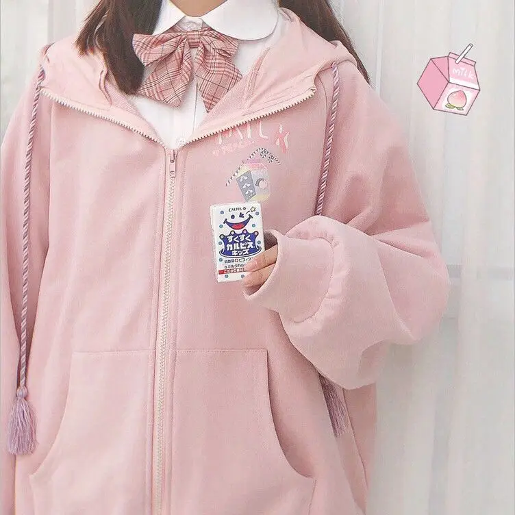 Hoodie in blue color