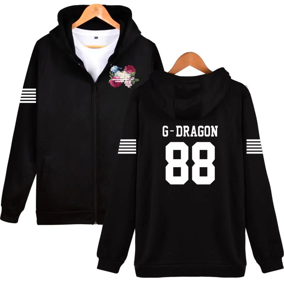 

KPOP Bigbang Big Bang Hoodie Korean Harajuku Hoodies Sweatshirt Moletom Feminino Fashion Tracksuit Tops Men Clothes