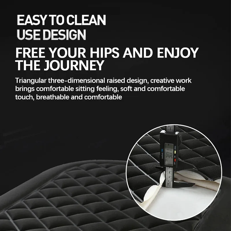 Washable Universal Car Seat Cushion Car Seat Cushion Breathable Non-Slip  with Comfort Memory Foam for Vehicles Office Chair Hom 5