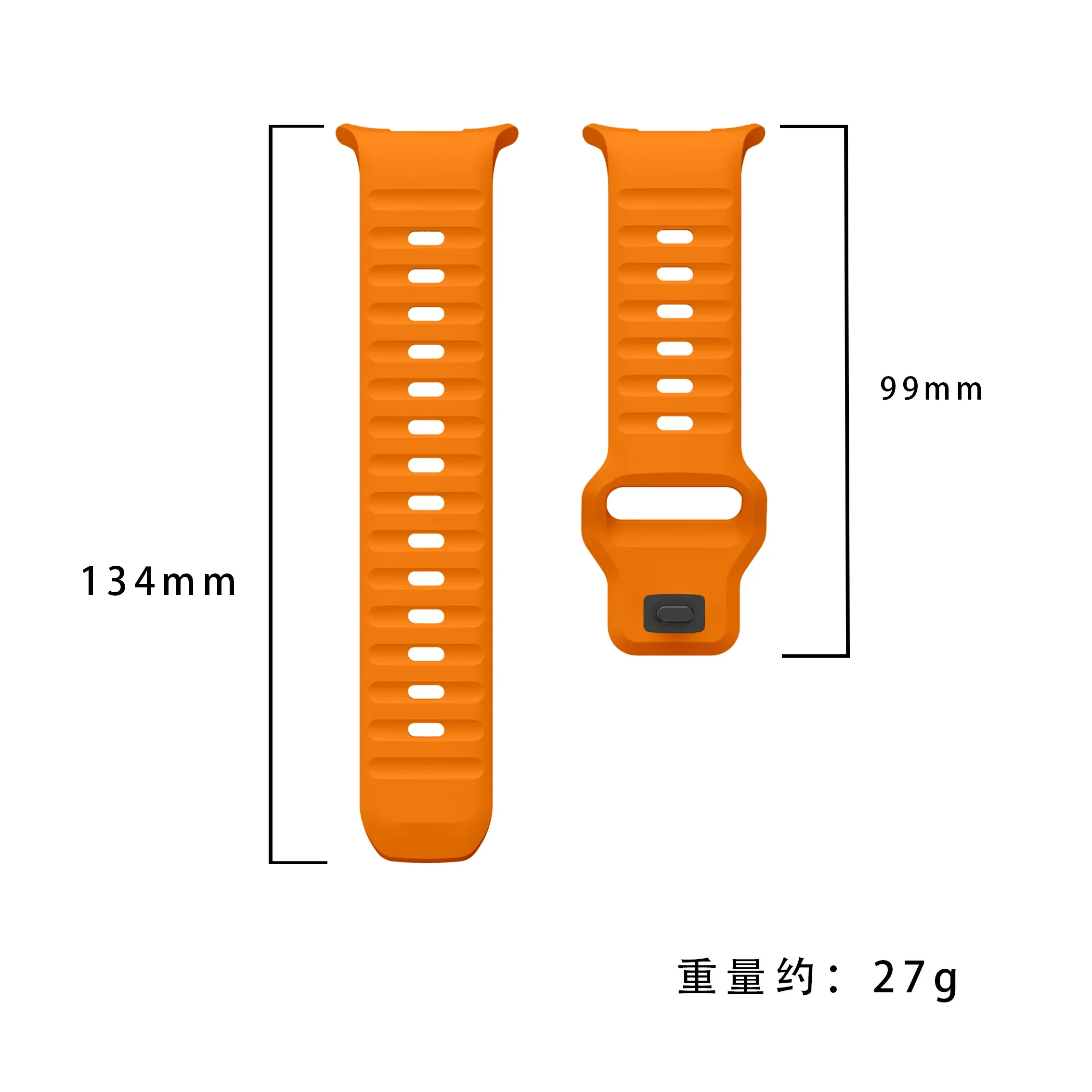 Sport Silicone Bracelet Strap - Enhanced Design