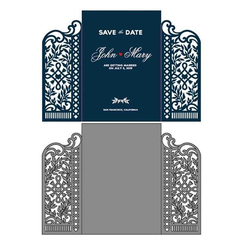 

Greeting Card Cutting Dies for DIY Scrapbooking Envelop Diy Paper Stencils