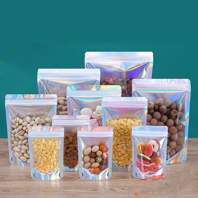 Storage Plastic Bags Zipper Food  Plastic Bag Zip Lock Packaging - Clear Zip  Lock - Aliexpress