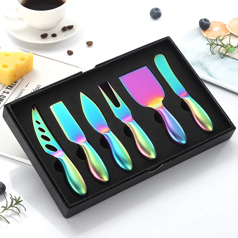 Juego de cuchillos 파라 퀘소 콘 망고 휴에코 아세로 산화 방지, cocina cortar mantequilla y 피자, el 