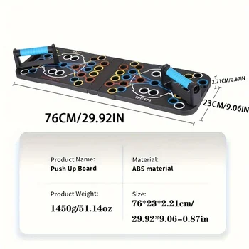 Push Up Support Board, Multifunctional Exercise Chest and Abdominal Muscles, Household Men's and Women's Training Board Fitness 2