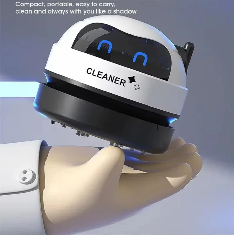 Vacuum cleaner Desktop Mini rechargeable cleaner Rubber shavings keyboard cleaner Portable automatic dust extractor 5