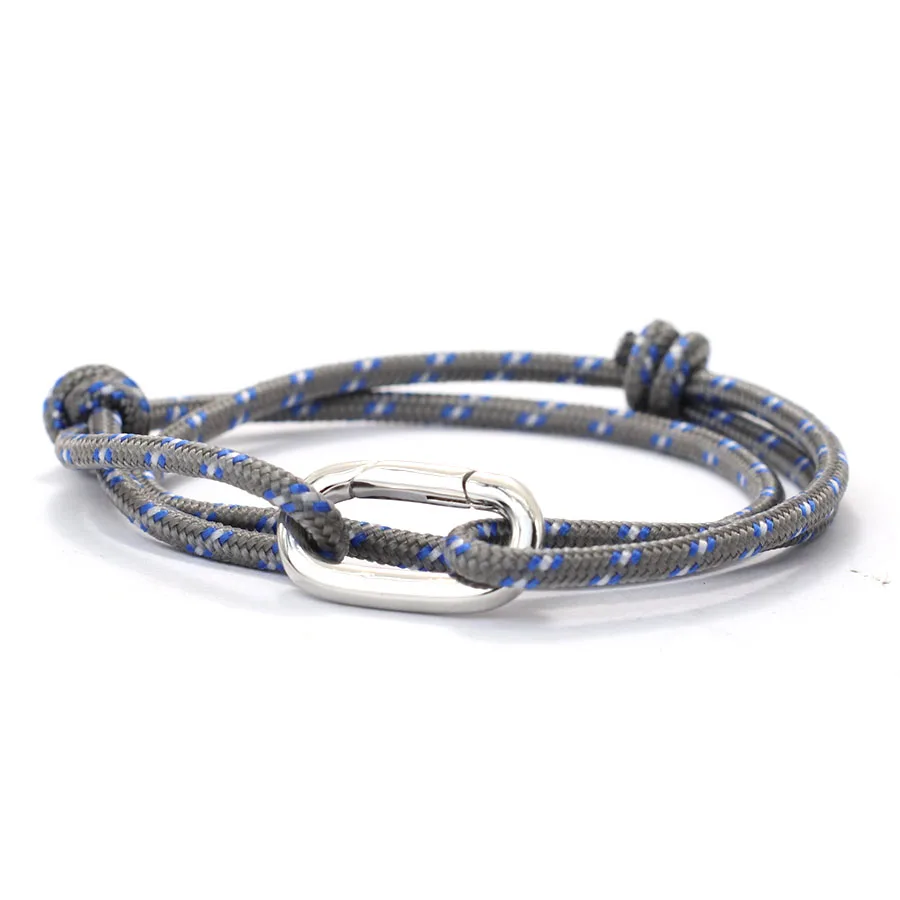 Handmade Adjustable Paracord Bracelet - Outdoor Survival Rope Bracelet