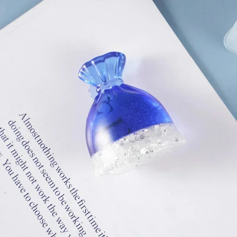 Creative Fashion Wallet Shape Resin Mold Goldfish Water Bag Epoxy Silicone Mold Accessories Home Decoration Creative Crafts