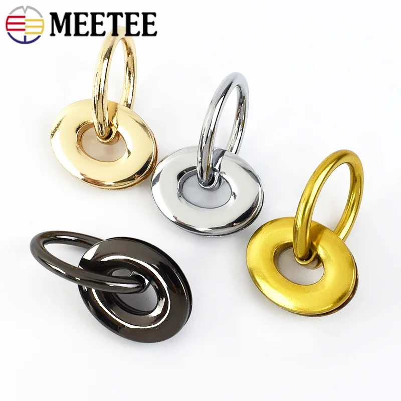 20 Anelli A D In Metallo 45mm – Fibbie Non Saldate Per Borse, Cinture E Progetti Fai Da Te