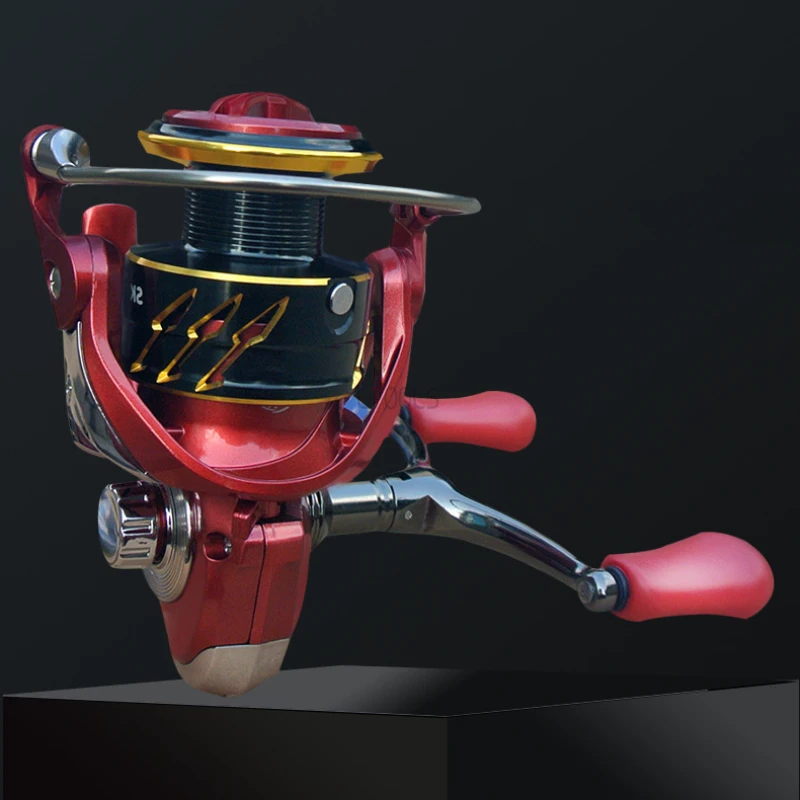 Fishing Spinning Reel 1500-3500 Shllow Spool Ratio:6.2:1 Ultralight Metal  Handle Saltwater Fishing Reel for Bass