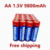 2021 New2~20pcs/Lot Brand AA Rechargeable Battery 9800mah 1.5V New Alkaline Rechargeable Batery for Led Light Toy Mp3 1