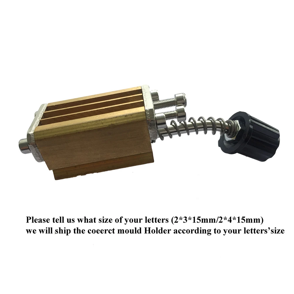 Ribbon Printer Print Head Letter Holder For Manual Stamp Ribbon Code Printer Machine DY-8/HP-241B Letter Holder