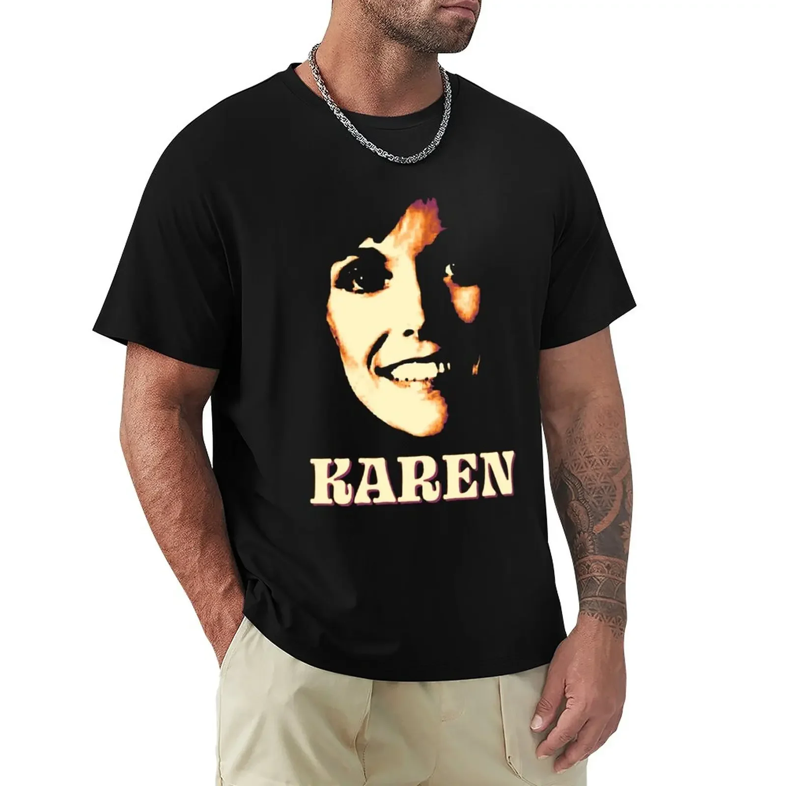 

Karen T-Shirt plus sizes Short sleeve tee slim fit t shirts for men