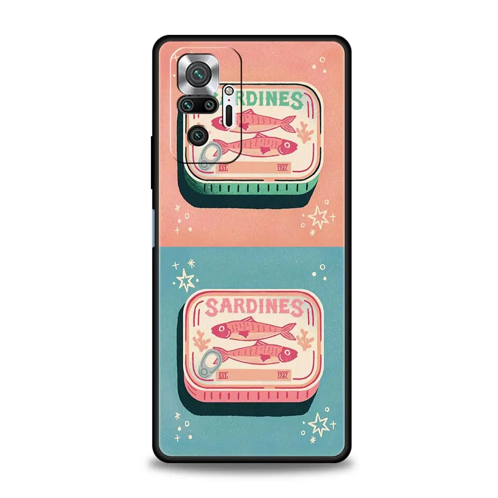 Sardines Canned Design Soft TPU Phone Case