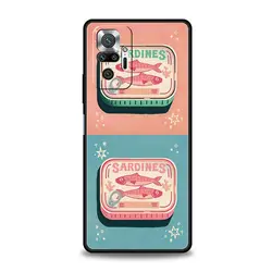 Sardines Canned Design Soft TPU Phone Case - Redmi Note 14 Pro5G (A1)