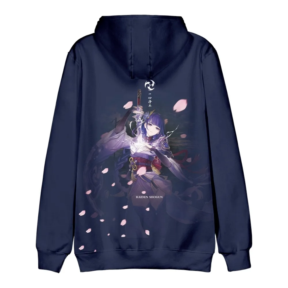 

New Cosplay genshin Impact Beelzebul hooded Women Men Sweatshir tauntumn winter Casual harajuku hoodie for women Anime Clothing