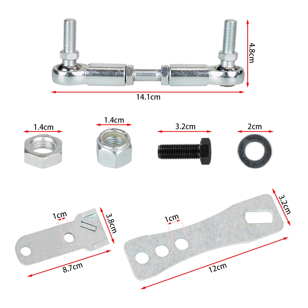 Transmission Shifter Repair Kit Stainless Steel Transfer Case Linkage For Jeep Cherokee XJ Comanche MJ 1986-2001