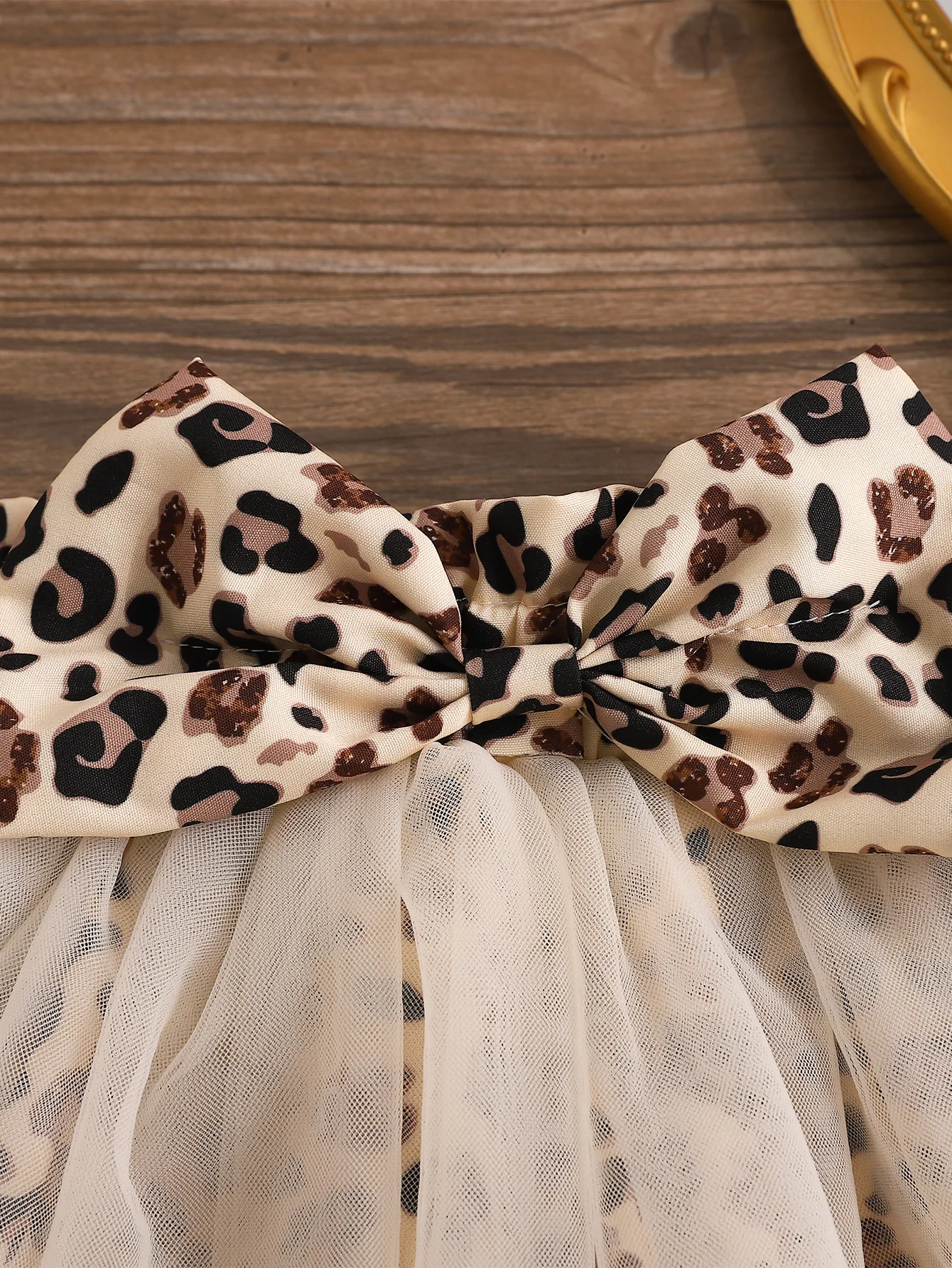 Baby Girl Skirts Bow Baptism Leopard Print Summer Party Birthday Fluffy