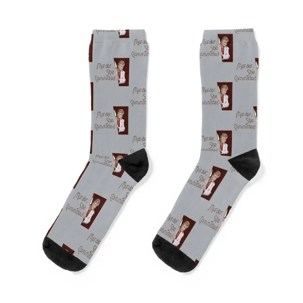 

Jessica Fletcher, We Know Your Secret Socks sports and leisure loose Men's Socks Men's Women's