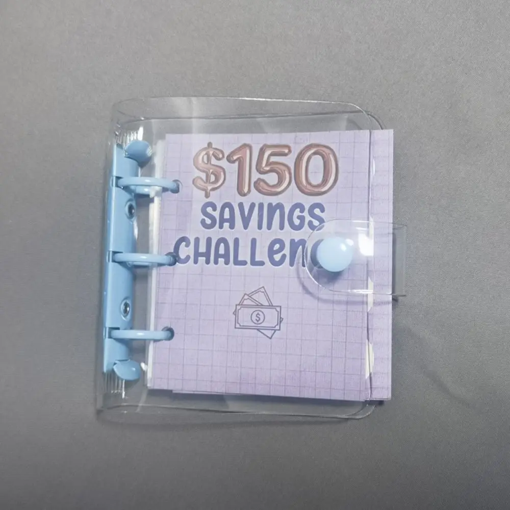 Mini Raccoglitore per Risparmio in PVC, Libro delle Sfide di Risparmio da $150/300/500/1000, Impermeabile e Resistente allo Strappo, Mini Raccoglitore per Budget - immagine 4