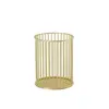 Metal wrought iron pen holder multi-functional desktop storage bucket 5