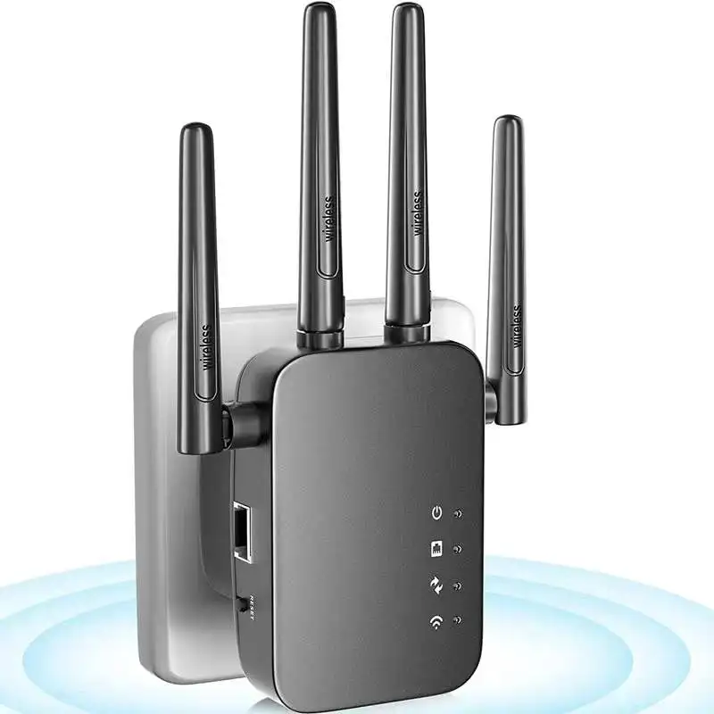 wifi range extender 1200mbps wifi repeater wireless signal booster hengshanlao Wireless Wifi Repeater 300Mb 2.4G wifi router network Amplifier Booster long range Wifi Extender Router Access Point wireless router booster Modem-Router Combos