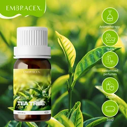 Pure Plant Essential Oils for Home Care - Perfect for Diffusers, Candle Making, and Aromatherapy (Tea Tree)