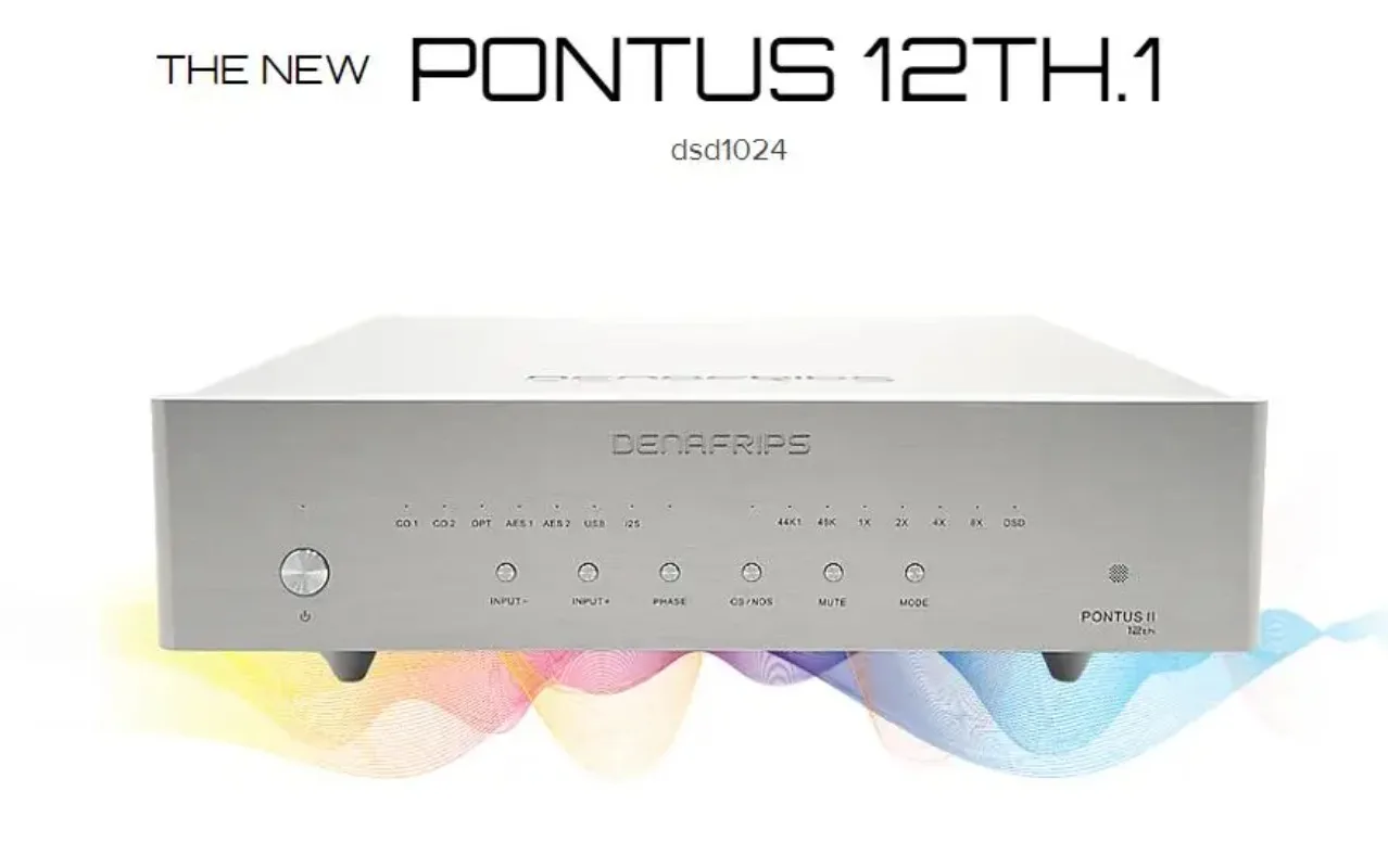 

Denafrips PONTUS II, Digital Audio R2R Decoder, R-2R Array DAC True Balance, Fiber Optic, USB.I2S, AES, Coaxial, RCA+XLR,DSD