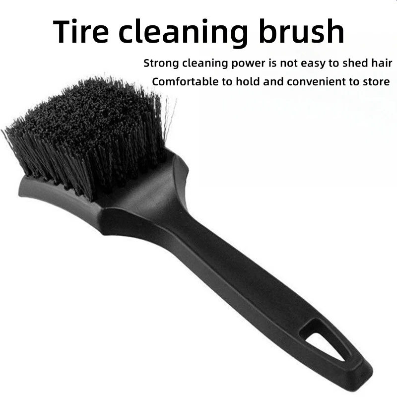 

Auto Tire Rim Brush Wheel Hub Cleaning Brushes Car Wheels Detailing Cleaning Accessories Black White Tire Auto Washing Tool