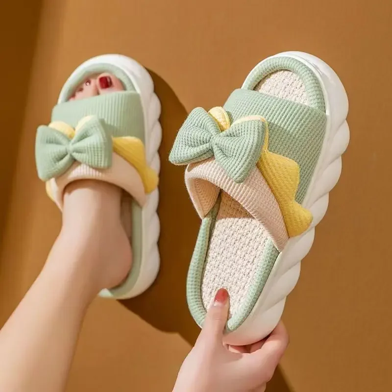 Fashion corduroy cross band open toe home slippers women autumn winter warm plush slides ladies bedroom soft sole slippers women slippers warm slippers