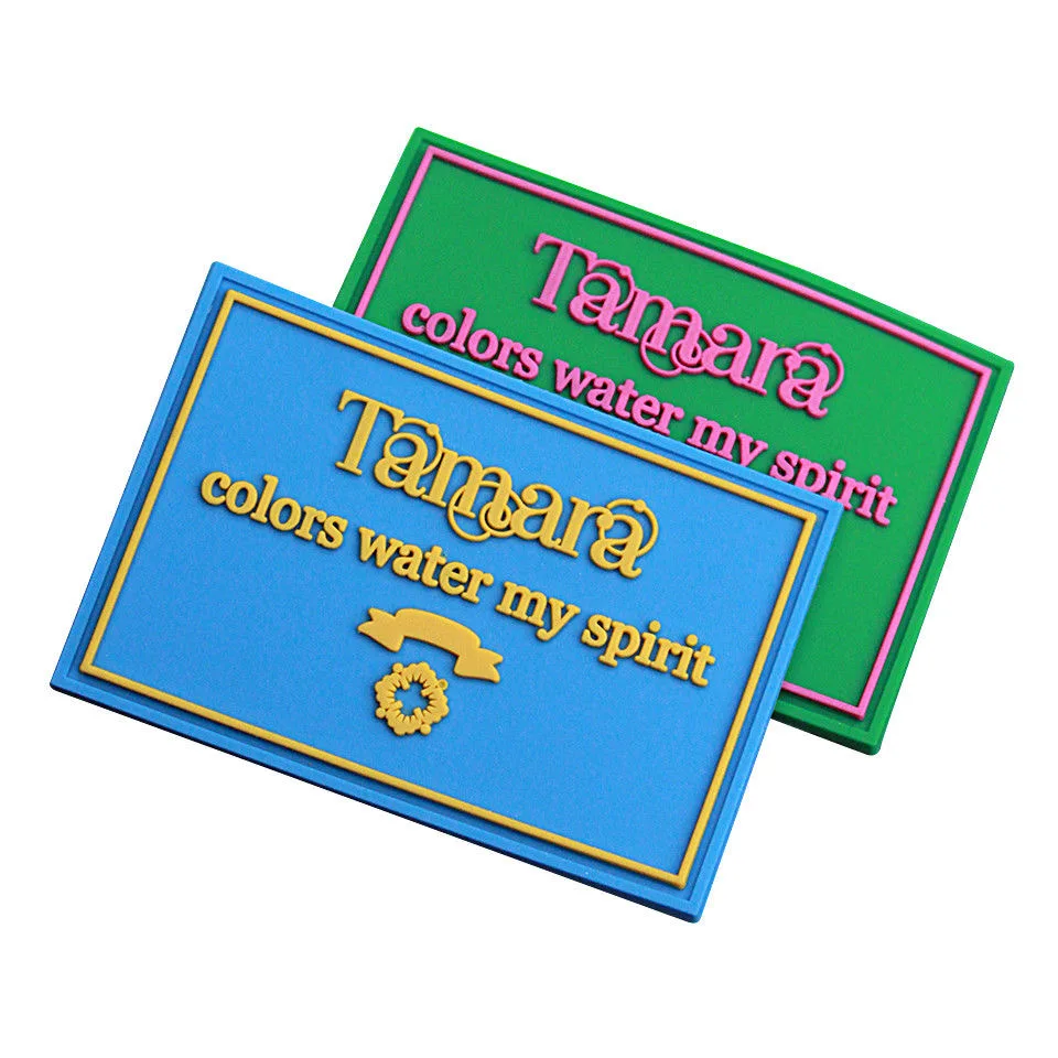 3D Soft PVC Rubber Patches Personalized Emblems for Clothing Backpacks Hats Waterproof Durable Design