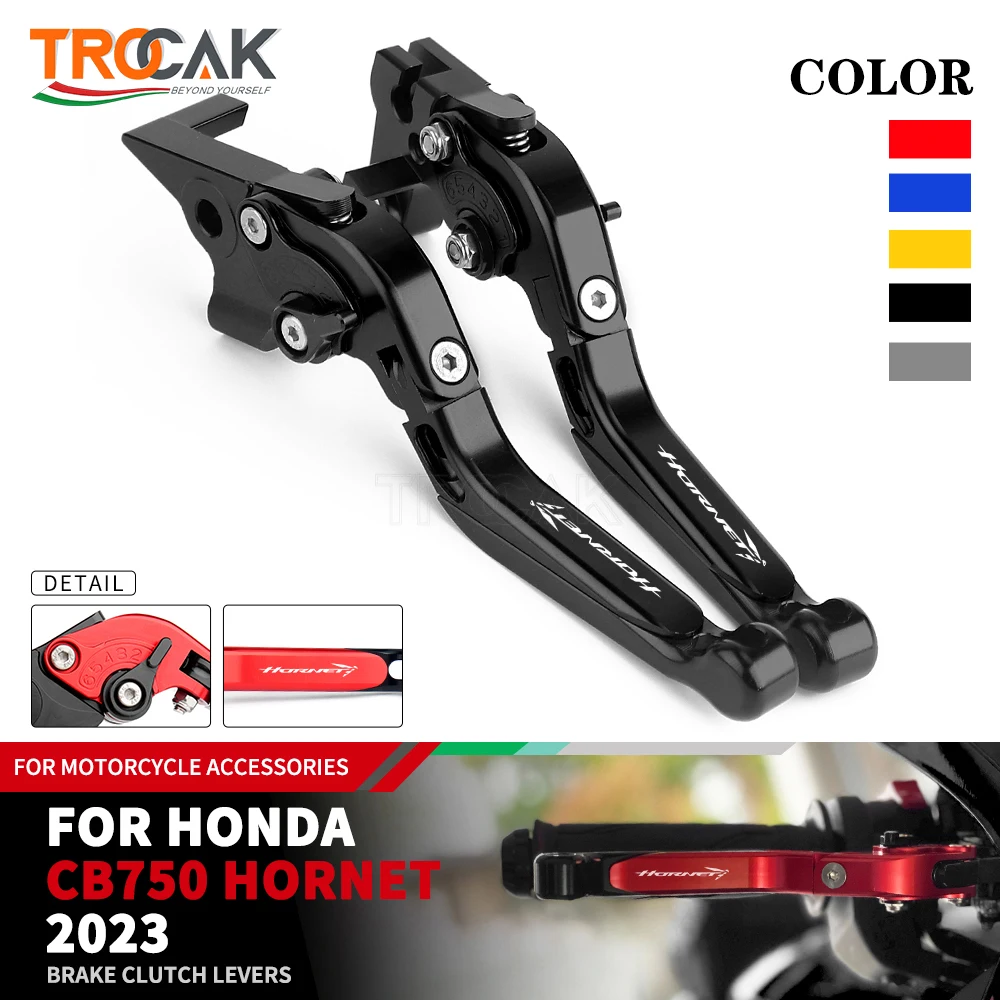 혼다 CB750 CB 750 호넷 2023 CNC 접이식 확장형 브레이크 클러치 레버에 적합한 오토바이 액세서리, 신제품