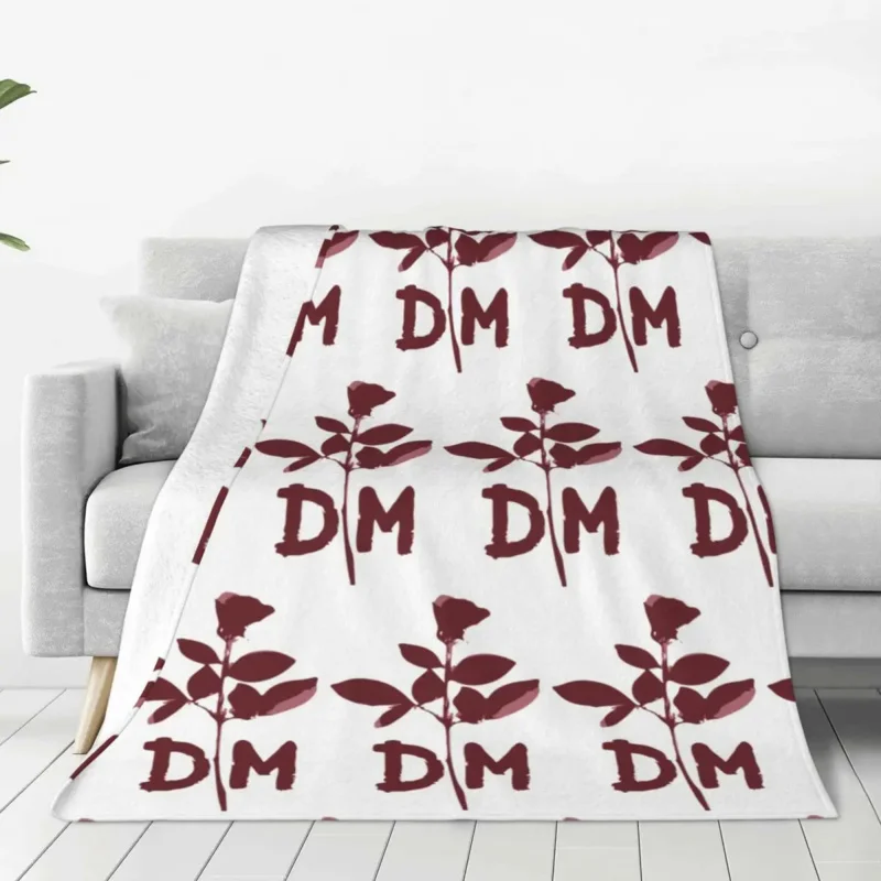 

Depeches Mode Fleece Blanket DM Music Band Funny Throw Blanket for Home Quilt