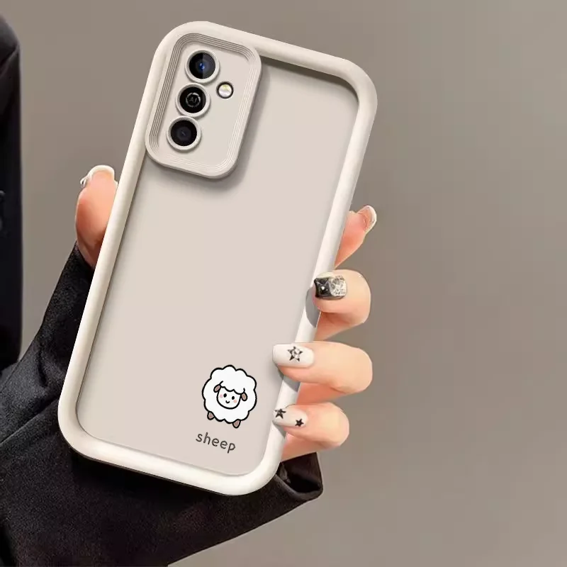 Chic Cartoon Animal Couple Soft Phone Case – Stylish Cat & Dog Print