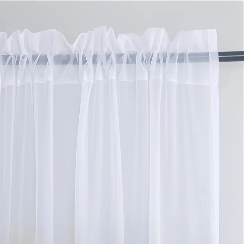 Sheer Window Curtains 1 Panel