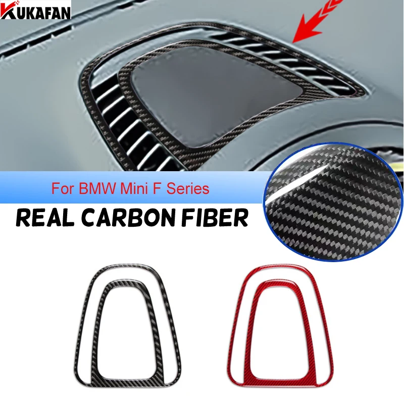 

Real Carbon Fiber Dashboard Air Conditioning Frame Interior For BMW Mini F60 Series Air Vent Outlet Trim Car Decoration