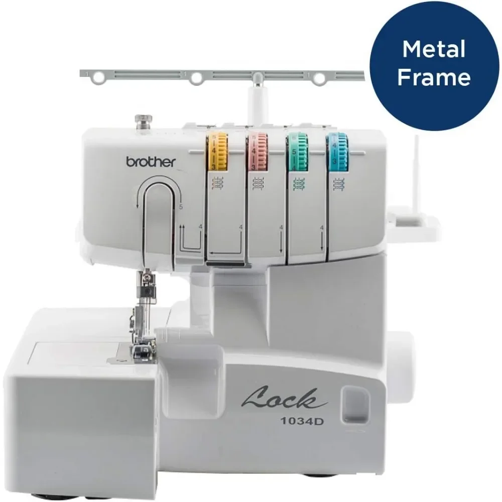 Serger, 1034D, Heavy-Duty Metal Frame Overlock Machine, 1,300 Stitches Per Minute, Removeable Trim Trap 5