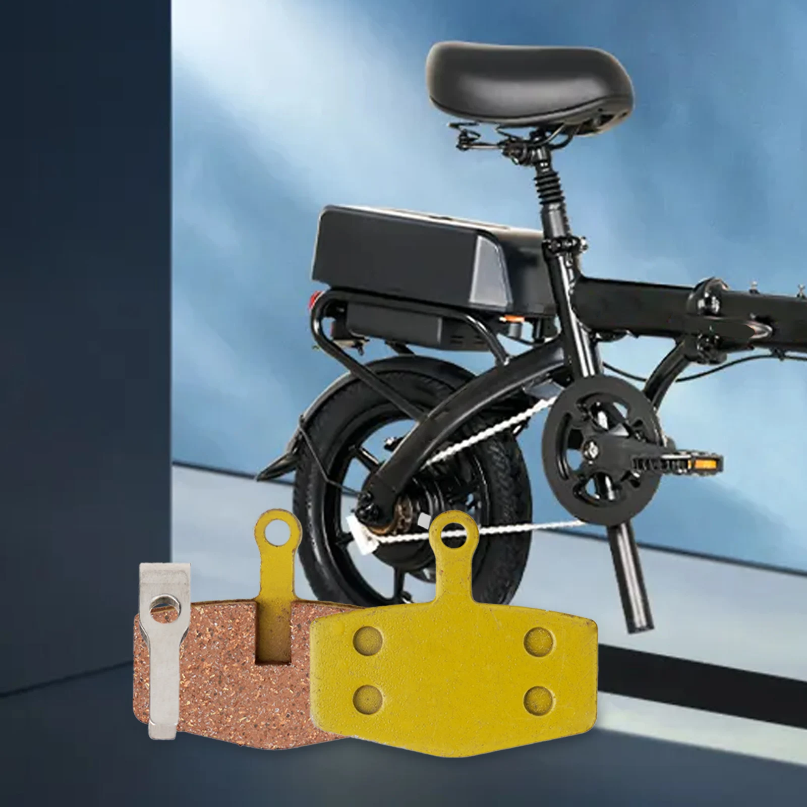 1 paar MTB Bremsbeläge Voll Metall Disc Bremsbelag Für Ebike S5 Scheiben Bremsen Pads Ersatz Elektrische Fahrrad Zubehör – Detail 12